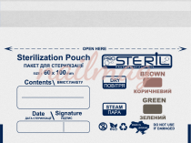 Пакети паперові ProSteril для стерилизації білі, 60х100мм (100 шт/уп)