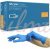 Рукавички нітрилові текстуровані NITRYLEX CLASSIC(50пар/уп), блакитні - фотография товара. Купить с доставкой в интернет магазине Nailmag 3