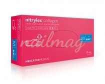 Перчатки нитриловые текстурированные NITRYLEX CLASSIC (50пар/уп), розовые