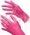 Рукавички нітрилові текстуровані NITRYLEX CLASSIC(50пар/уп), рожеві