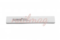 Пилочка для ногтей SUNshine широкая прямая, белая (180/240)
