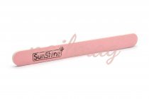 Пилочка для ногтей SUNshine закругленная прямая, розовая (120/240)