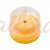 Подставка для боров круглая с крышкой (50 прямых+10турбинных), желтая