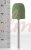 Полір силіконовий QUEEN 9011, циліндр закруглений, зелений жорсткий - фотография товара. Купить с доставкой в интернет магазине Nailmag 2