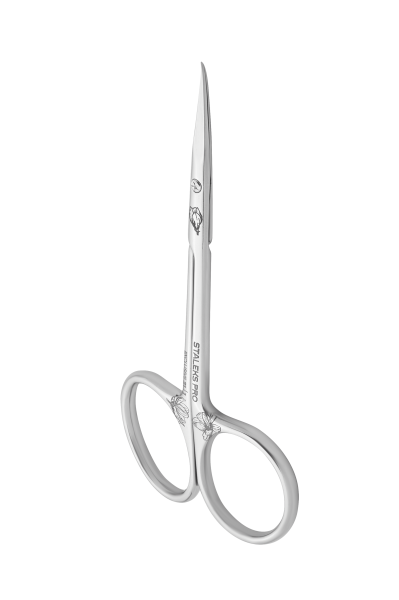 Ножиці Staleks Exclusive для кутікули з гачком SX-21/1m (Магнолія) - фотография товара. Купить с доставкой в интернет магазине Nailmag 