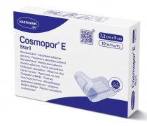 Пов’язка пластирна Cosmopor® E steril / Космопор Е стеріл 7,2см x 5см 10шт