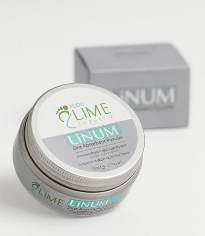 Пудрова мазь Podo Lime Linum від гіпергідрозу, 50 мл