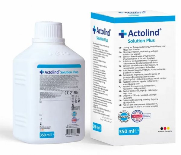Розчин антисептичний Actolind® Solution Plus, 350 мл - фотография товара. Купить с доставкой в интернет магазине Nailmag 