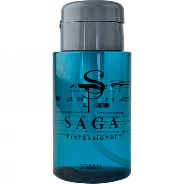 Засіб 3в1 знежирення/дезинфекція/липкість Saga Nail Prep, 200 мл - фотография товара. Купить с доставкой в интернет магазине Nailmag 