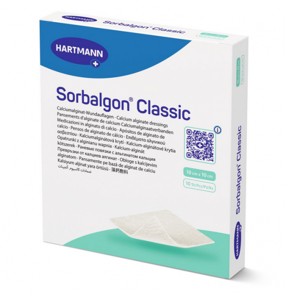 Стерильна пов’язка з альгінату кальцію Sorbalgon® Classic (10х10см) - фотография товара. Купить с доставкой в интернет магазине Nailmag 