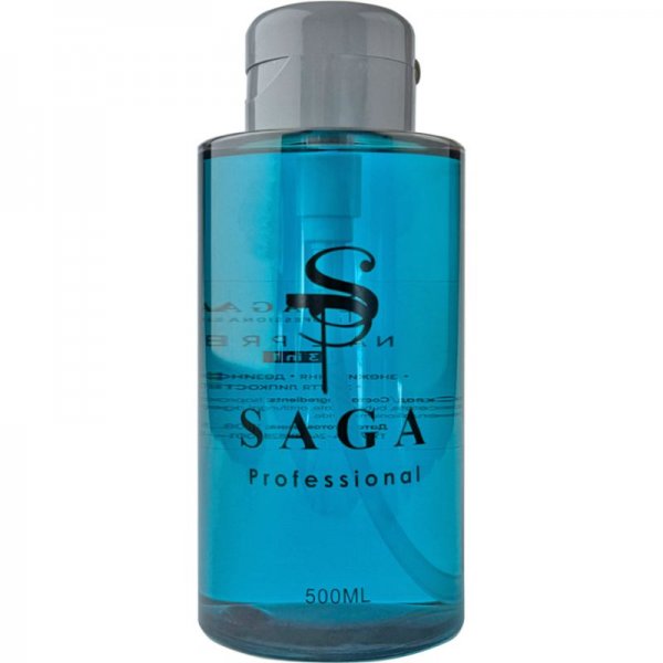 Засіб 3в1 знежирення/дезинфекція/липкість Saga Nail Prep, 500 мл - фотография товара. Купить с доставкой в интернет магазине Nailmag 